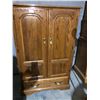 Image 1 : Oak Tall Boy dresser dark oak