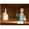 Image 1 : All glassware, figurines, doillies, staffordshire, floral porcelain