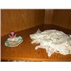Image 6 : All glassware, figurines, doillies, staffordshire, floral porcelain