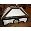 Image 2 : Tiffany stained lead glass pool table lamp