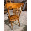 Image 2 : 5 matching oak banjo back chairs
