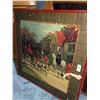 Image 3 : 2 pictures of Hong Kong, antique card table, oak cabinet, bird cage