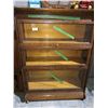 Image 1 : 1800's oak 3 glass door bookcase