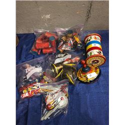 Antique childrens toys, tops, etc 1940's