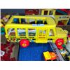 Image 3 : Vintage Fisher Price toys, Garage toy with figures, 4 luch boxes, thermoses (New Kids on the Block)
