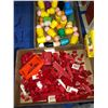 Image 4 : Vintage Fisher Price toys, Garage toy with figures, 4 luch boxes, thermoses (New Kids on the Block)