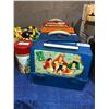 Image 6 : Vintage Fisher Price toys, Garage toy with figures, 4 luch boxes, thermoses (New Kids on the Block)