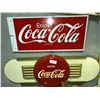 Image 3 : 10 rare Coke and Pepsi signs (one Coke and one Pepsi porcelain sign) and a Chevrolet sign