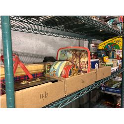 Approx 40 plus Antique collectible tines, tobacco, coffee,etc.