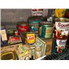 Image 4 : Approx 40 plus Antique collectible tines, tobacco, coffee,etc.