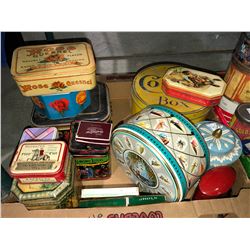 Collector tins, smoke, tobacco from 1906, rare