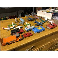 Over 50 steel die cast "dinky" toys 50's, 60's military toys plus Hot Wheels