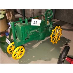 Tonka Toys, steel tractors, John Deere toy tractors all cast iron