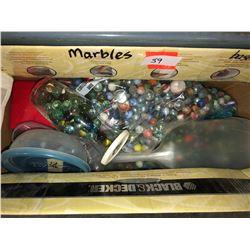 Approx 25 lbs of old marbles, sets, matching patterns