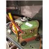 Image 6 : 1940's steel trucks, tractors, kids gun belts, backhoe, cast iron tractor, Wild Bill Kid's Belt, Kid