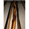 Image 2 : Group of 5 walking sticks, canes, African, etc.