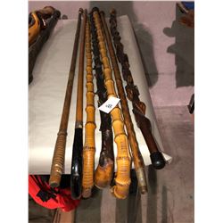 6 Walking Canes, English