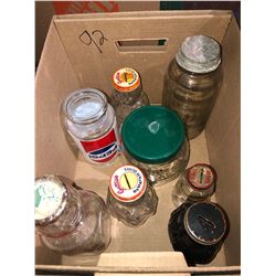 Collector hats, Jars, Pepsi Antique Caldrens, cookware