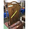 Image 2 : Canadian Pacific 1910 Rail Trunk, English Barley twist oak Firescreen , doll, 1950 "The Sheaf" UofS