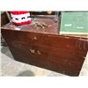 Image 4 : Canadian Pacific 1910 Rail Trunk, English Barley twist oak Firescreen , doll, 1950 "The Sheaf" UofS