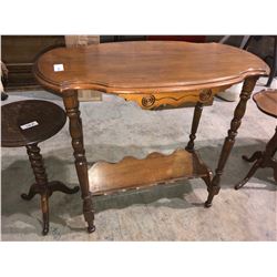 Walnut Sofa table (very nice condition), rare barley twist plant stand magazine rack