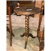 Image 2 : Walnut Sofa table (very nice condition), rare barley twist plant stand magazine rack