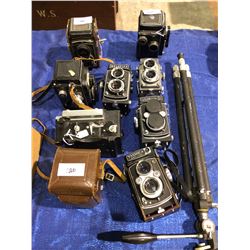 9 Yashica Walzflex Movie Cameras