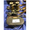 Image 3 : 10 sets of binoculars, 1850's French brass set, old two way radios