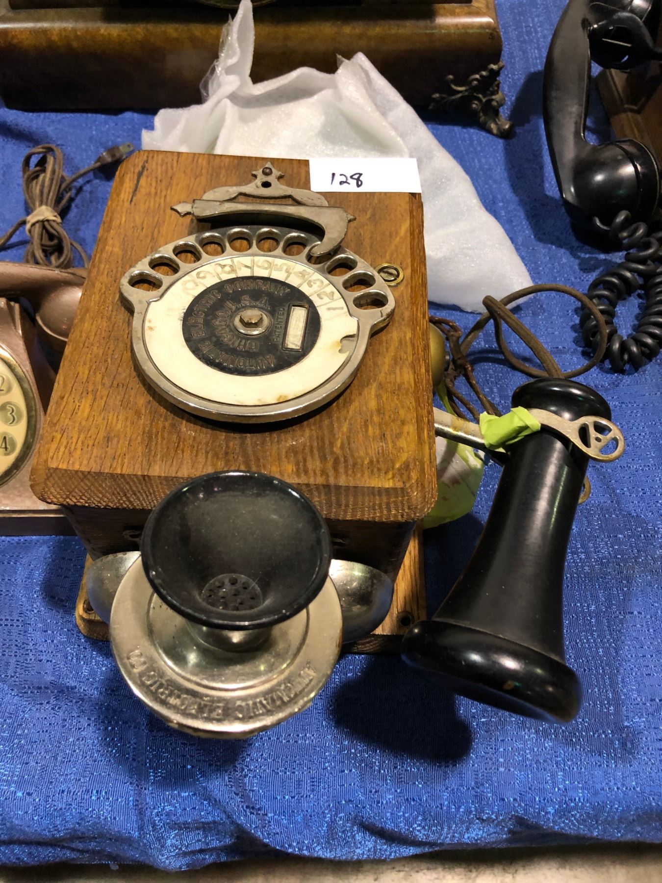 Automatic Chicago wall phones plus phone clock/intercom