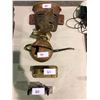 Image 1 : Mask, Hawk, copper pot, key holder, 8-day clock