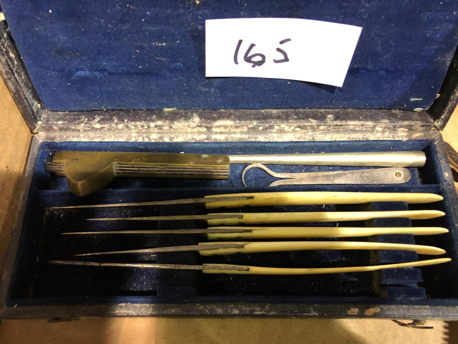 Ivory handled medical scalpel set, surgery devices