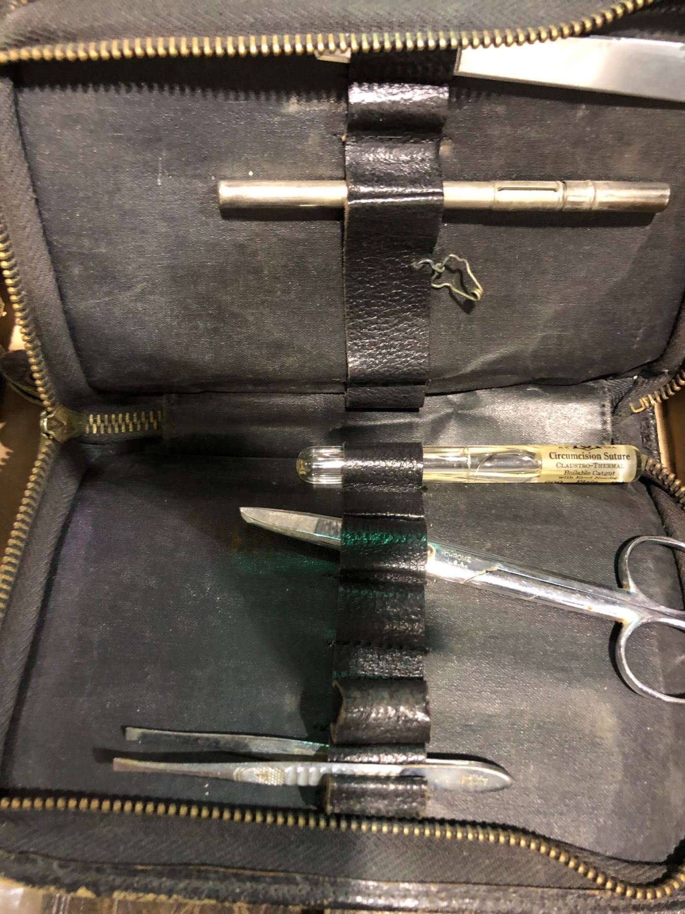 Ivory handled medical scalpel set, surgery devices