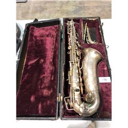 1930's Paris France made saxaphone with case (custom made)