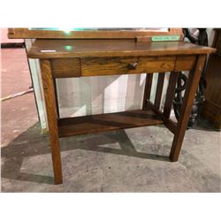 1930's library desk in oak
