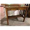 Image 1 : 1930's library desk in oak