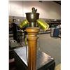 Image 1 : 1930's solid oak floor lamp