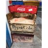 Image 2 : Pepsi upright cooler w/coke crates