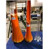 Image 1 : 60's colored glass vases