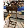 Image 1 : Rare 1940's men's walnut butler helper with drawers for watches and jewelry
