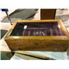 Image 1 : 1920's oak retail glass, jewelry display case