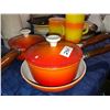 Image 2 : Assorted pitchers, Medalta pot, 60's pot/pan set, plates, Medicine Hat Jug