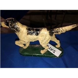 Cast iron British pointer dog late 1800's