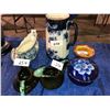 Image 1 : Flanders blue pitcher, gravy bowl plus dishware