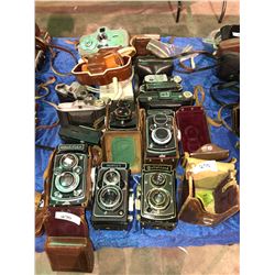 Rare 15 plus cameras, Rolleiflex, Ikoflex, Ikon, Zeiss, Rolleicord, German
