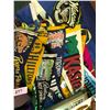 Image 8 : 100's of Nabob, Blue Ribbon, food coupons, binder of Royal card collection & hockey card travel flag