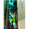 Image 1 : Box of antique keychains, 30's, 40's and 50's license plates, uncirculated motor bike plate
