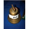 Image 2 : Copperware, figurine, bears, dog, brass dinnerbell, brass elevator bell, pint measure, matt cutter, 