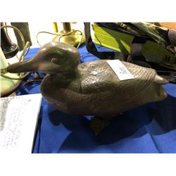 Copper scultpted antique duck