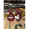 Image 1 : Chantilly glass vase & matching decanter