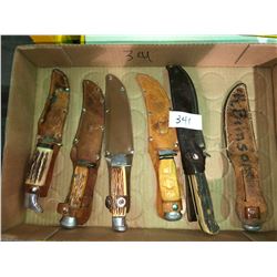 Antique & European hunting knives antler handles